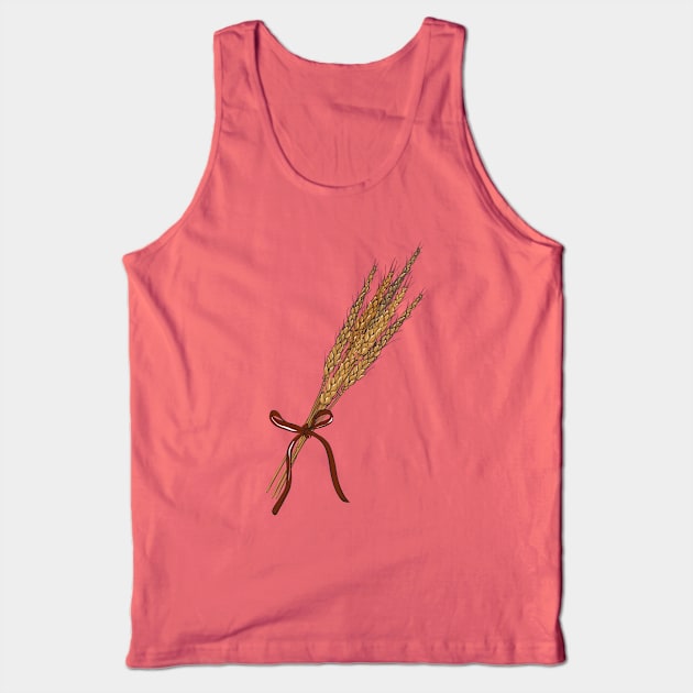 Wheat stack Tank Top by Milatoo